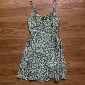 Princess Polly Green Floral Mini Dress